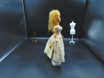 blonde hp doll white crochet gown a